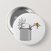 感謝疲れたトルコの料理ポットユーモア 缶バッジ (正面&裏面)