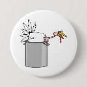 感謝疲れたトルコの料理ポットユーモア 缶バッジ (正面)