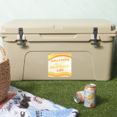 感謝白熱［赤熱］光を放つ シール (クーラー)