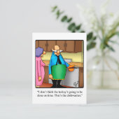 感謝的笑わされるユーモア ポストカード (スタンド正面)