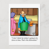 感謝的笑わされるユーモア ポストカード (正面)