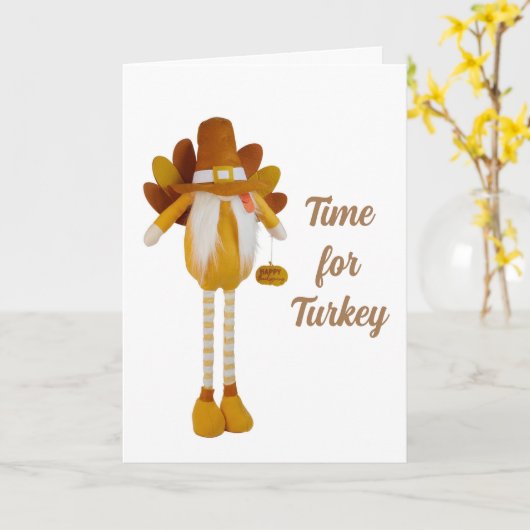 **感謝祝の時間** カード (黄色い花)