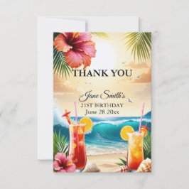 感謝祝心 | 21歳の誕生日 サンキューカード