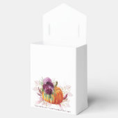 感謝祭ありがとう秋のブルゴーニュのカボチャ フェイバーボックス (オープン)