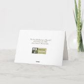 感謝祭おめでとう。ファインアート シーズンカード (裏面)