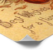 感謝祭おめでとう！ ポスター (角)