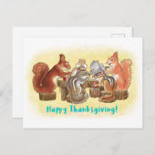 感謝祭おめでとう！ ポストカード (正面/裏面)