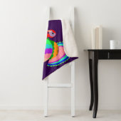 感謝祭おめでとう。ポーランドデザイン花。 シェルパブランケット (インサイチュ)