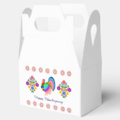 感謝祭おめでとう。ポーランドデザイン花。 フェイバーボックス (オープン)