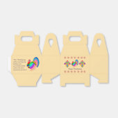 感謝祭おめでとう。ポーランドデザイン花。 フェイバーボックス (折り畳みなし)