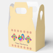 感謝祭おめでとう。ポーランドデザイン花。 フェイバーボックス (オープン)