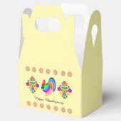 感謝祭おめでとう。ポーランドデザイン花。 フェイバーボックス (オープン)