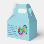 感謝祭おめでとう。ポーランドデザイン花。 フェイバーボックス (裏面サイド)