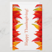 感謝祭おめでとう！ 便箋 (正面/裏面)