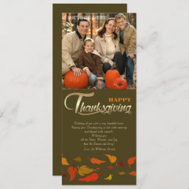 感謝祭おめでとう。感謝記念写真 シーズンカード