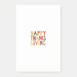 感謝祭おめでとう!注記 ポストイット