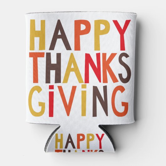 感謝祭おめでとう！缶クーラー 缶クーラー (正面)