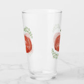 感謝祭おめでとう- wcパンプキンとワードアート タンブラーグラス (左)