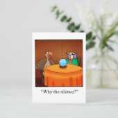 感謝祭おもしろいのユーモアのはがき シーズンポストカード (スタンド正面)