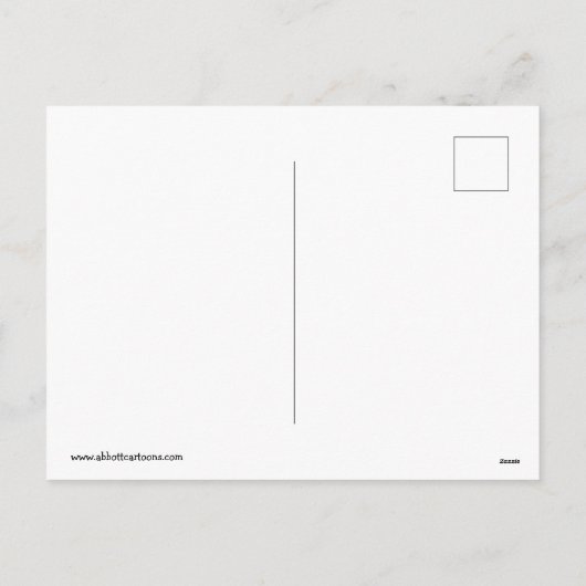 感謝祭おもしろいのユーモアのはがき シーズンポストカード (裏面)