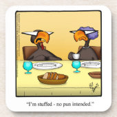 感謝祭おもしろいのユーモアのコースターギフト コースター (正面)