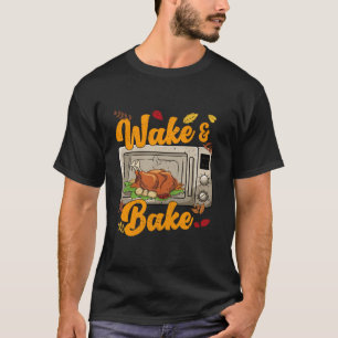 感謝祭おもしろいウェイクベークトルコ饗宴ディンダン Tシャツ