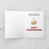 感謝祭おもしろいカード詰まった: シーズンカード (内部)