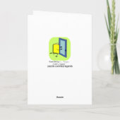 感謝祭おもしろいカード:しっとりトルコ シーズンカード (裏面)