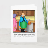 感謝祭おもしろいグリーティングカード「斑点」 シーズンカード (正面)