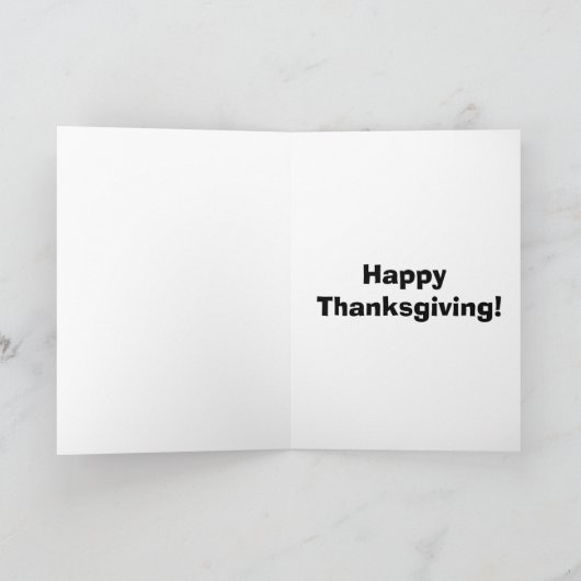 感謝祭おもしろいグリーティングカード「斑点」 シーズンカード (内部)