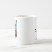 感謝祭おもしろいサッカーのユーモアマグ コーヒーマグカップ (中央)