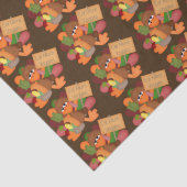 感謝祭おもしろいターキーホリデーティッシュペーパー 薄葉紙 (詳細)