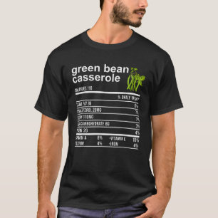 感謝祭おもしろいティーグリーンビーンカセロールニュートルト Tシャツ