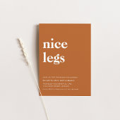 感謝祭おもしろいディナーパーティの招待状 招待状