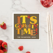 感謝祭おもしろいディナー スタンダードカクテルナプキン (インサイチュ)