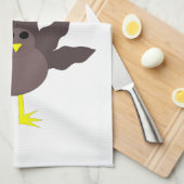 感謝祭おもしろいトルコのカスタマイズ可能なキッチントウ キッチンタオル (四つ折り)