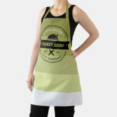 感謝祭おもしろいトルコパーソナライズされたエプロン エプロン (インサイチュ)
