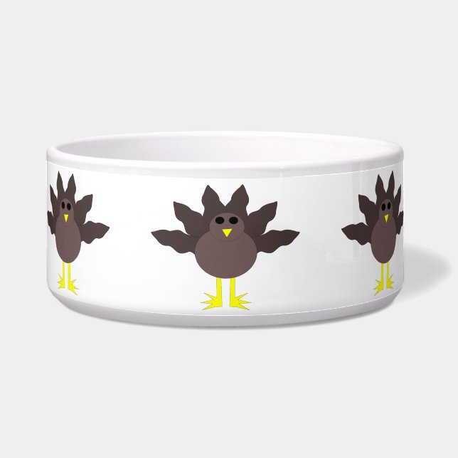 感謝祭おもしろいトルコペットボウル ボウル (正面)