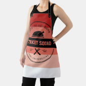 感謝祭おもしろいトルコ分隊ヒップスター エプロン (インサイチュ)