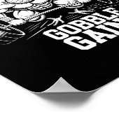 感謝祭おもしろいトルコGobble Goble Gymトレーニング ポスター (角)