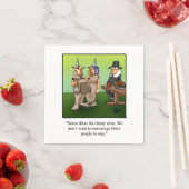 感謝祭おもしろいパーティーナプキン スタンダードカクテルナプキン (インサイチュ)