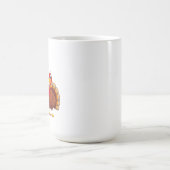 感謝祭おもしろいビーガン許可! モーフィングマグカップ (中央)