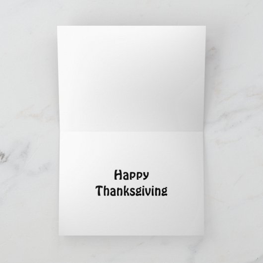 感謝祭おもしろいユーモアあなたの恵み車を数える カード (内部)