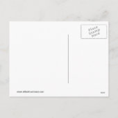 感謝祭おもしろいユーモアのはがき シーズンポストカード (裏面)