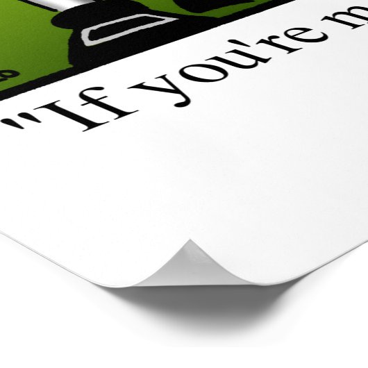 感謝祭おもしろいユーモアのポスター ポスター (角)