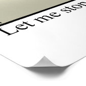 感謝祭おもしろいユーモアのポスター ポスター (角)