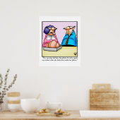 感謝祭おもしろいユーモアのポスター ポスター (キッチン)