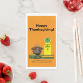 感謝祭おもしろいユーモアゲストタオル (インサイチュ)