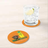 感謝祭おもしろいユーモア紙コースター ラウンドペーパーコースター (インサイチュ)