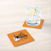 感謝祭おもしろいユーモア黄金の完成 ペーパーコースター (インサイチュ)